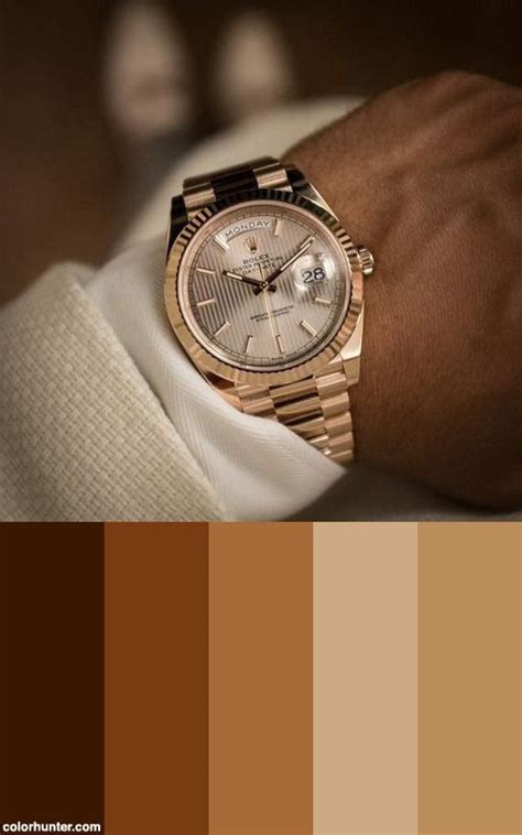 rolex color scheme